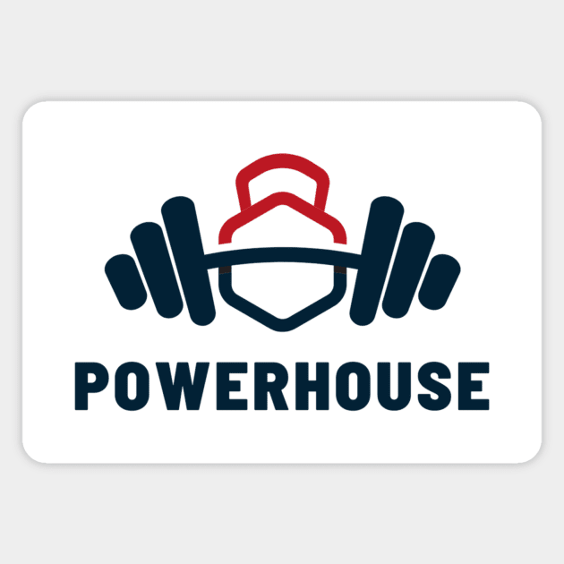 Powerhouse Fitness Apparel Sticker by Topher's Emporium